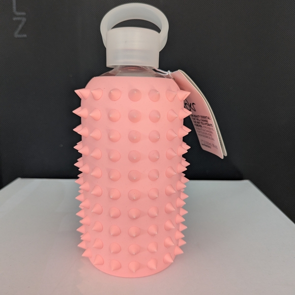 bkr Little Elle Spiked Pink Water Bottle - Picture 1 of 2